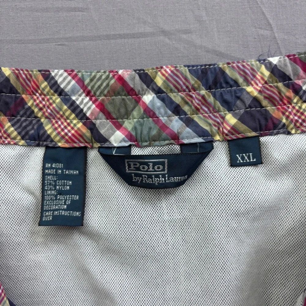 Polo‎ Ralph Lauren Mens Navy Blue Swim Trunks XXL NWT Contrast Stitch Summer
